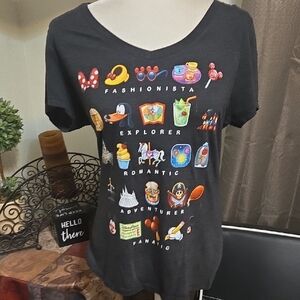 Disney Black Graphic Women's Tee